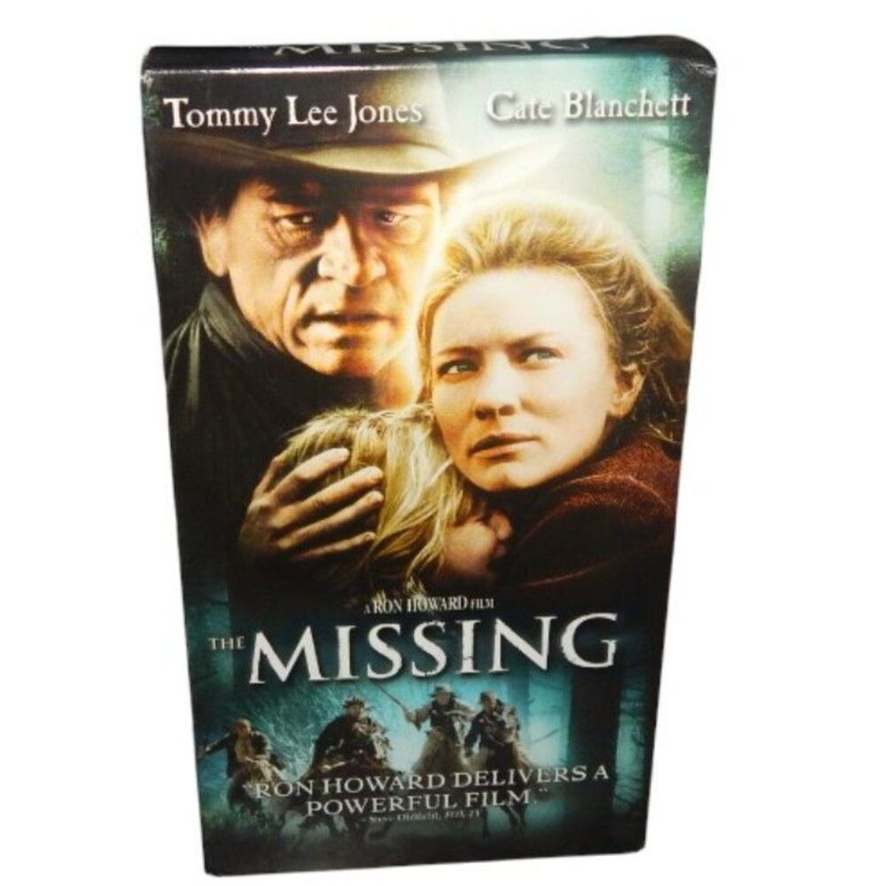 THE MISSING Tommy Lee Jones Cate Blanchett vintage VHS in original paper case